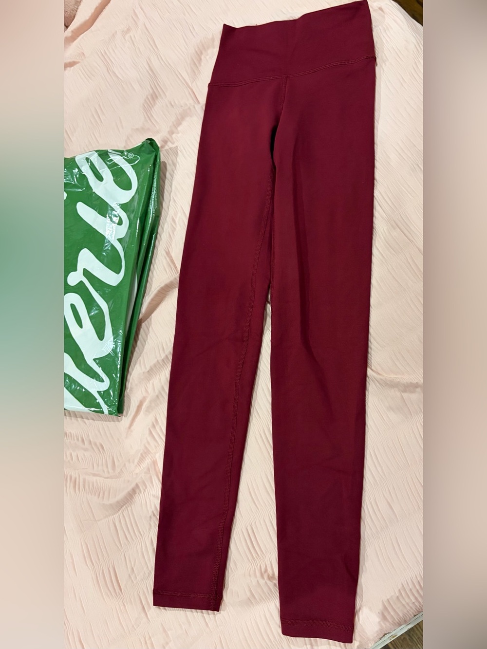 aerie maroon leggings xs